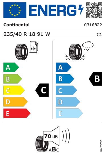 Tyre Label Continental