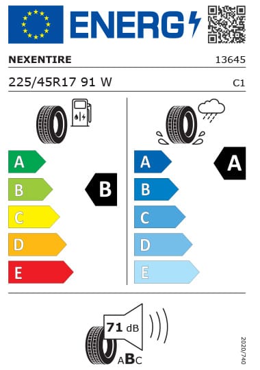 Kia Tyre Label - Nexen