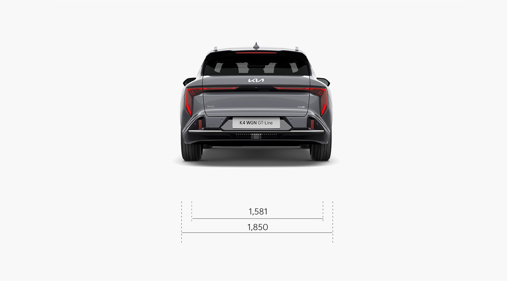 Kia EV4 Dimensions rear view